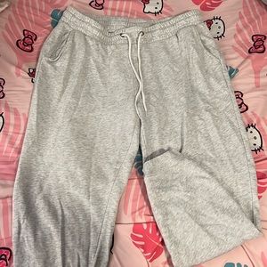 Gray joggers
